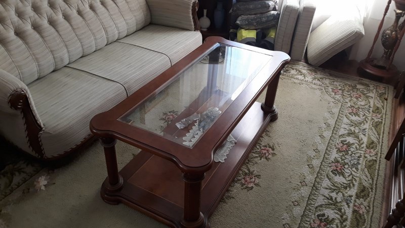 Mesa baja de centro de saln de madera Mod. Gui